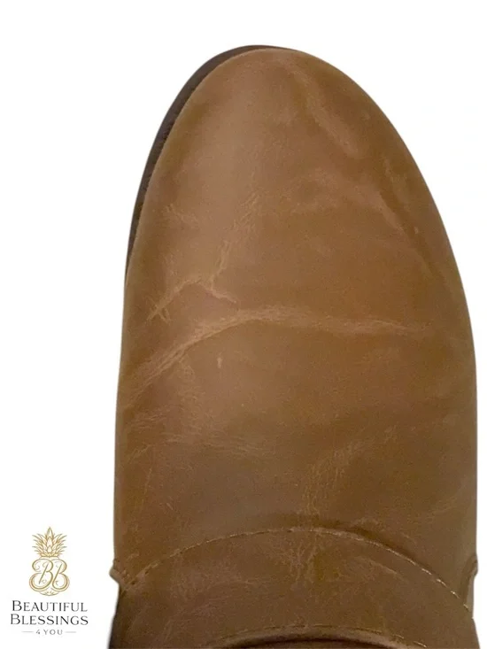 Journee Collection Women’s/Girl’s Mid-Calf Buckle Detail Riding Boots - Brown - Picture 5 of 9